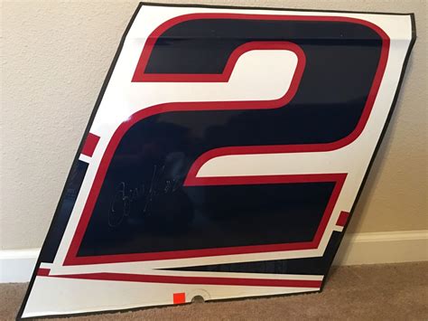 NASCAR Signed Race Used Sheet Metal, Collectible Race Used 